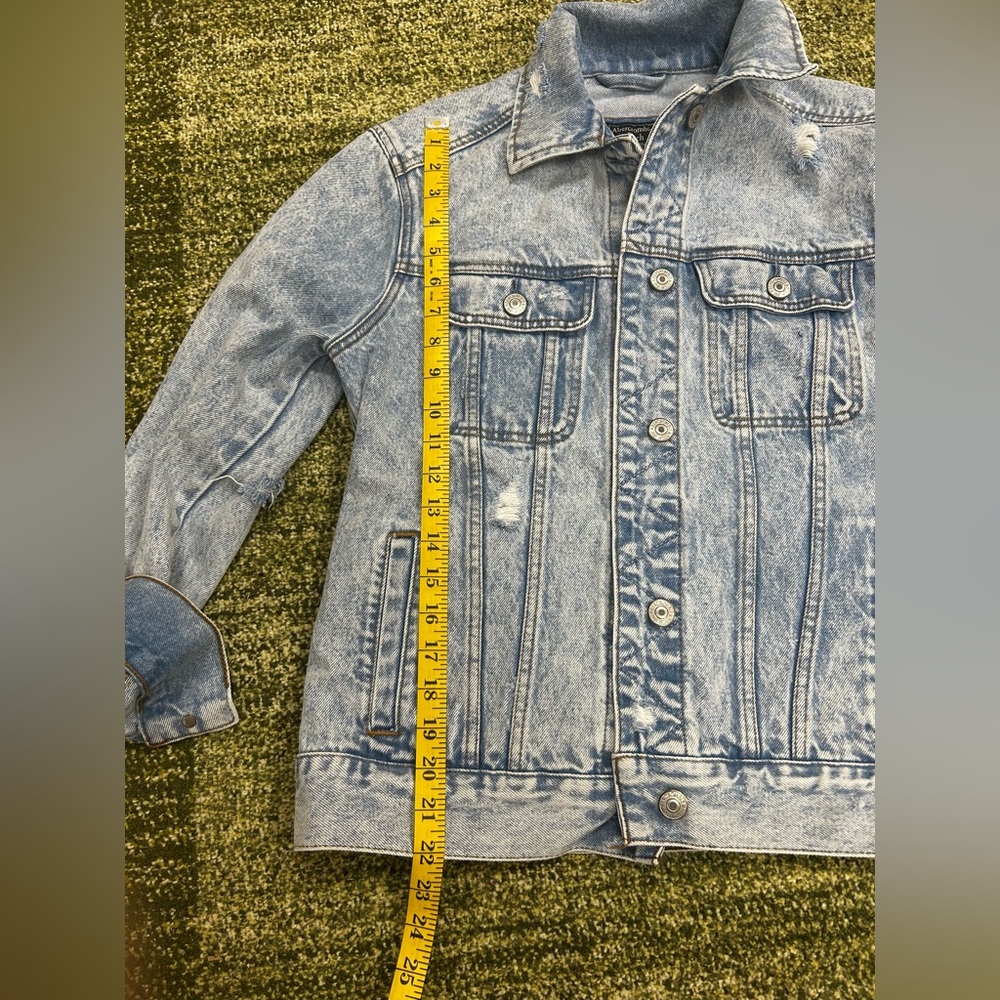 Abercrombie and fitch Distressed Jean Jacket - Picture 4 of 5